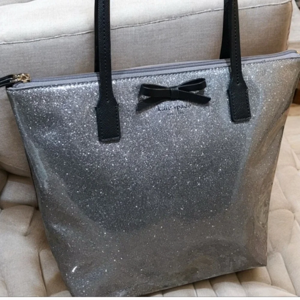Kate Spade Glitter Mavis Street Jeralyn Tote NWOT - Picture 1 of 14